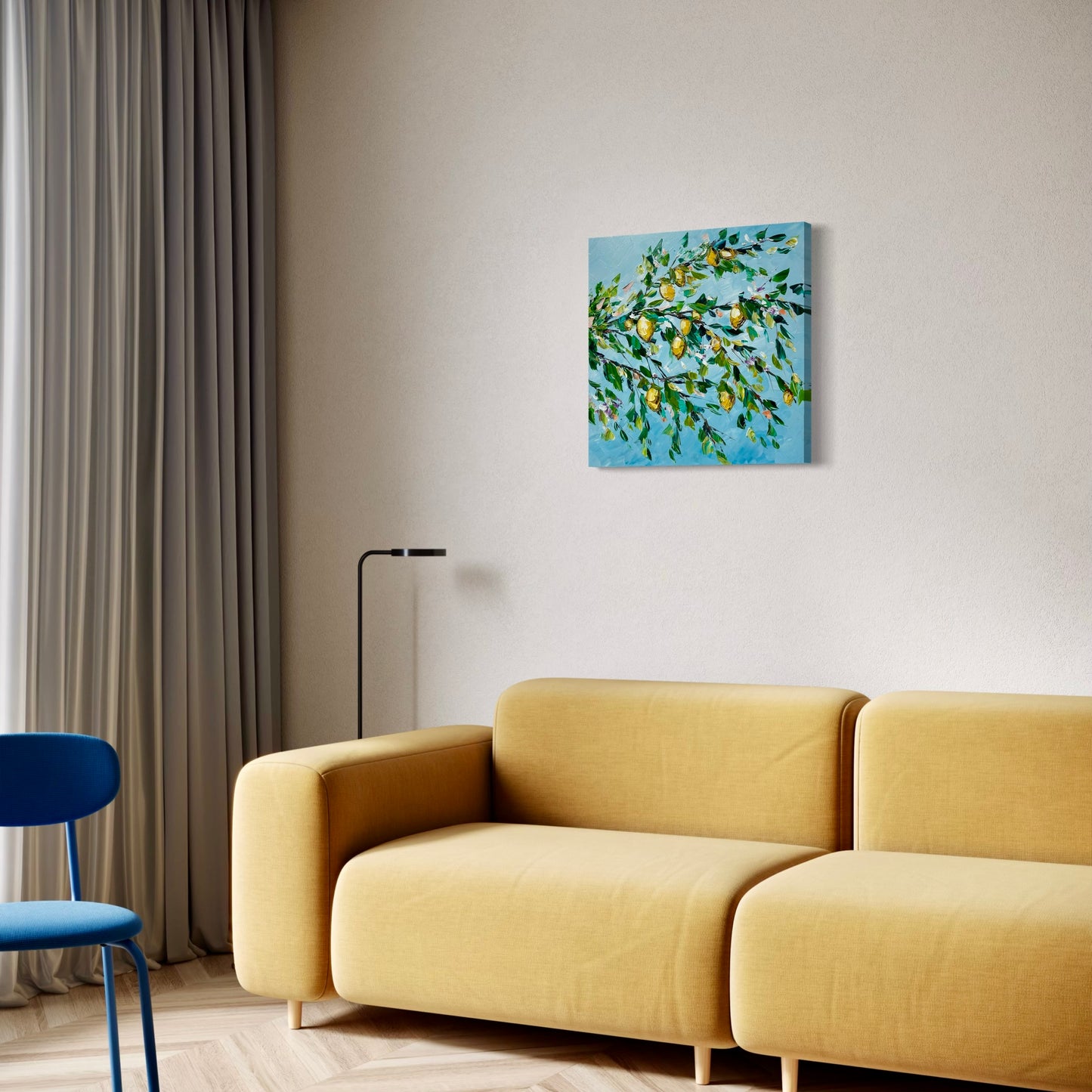 Blooming citrus 24x24 in