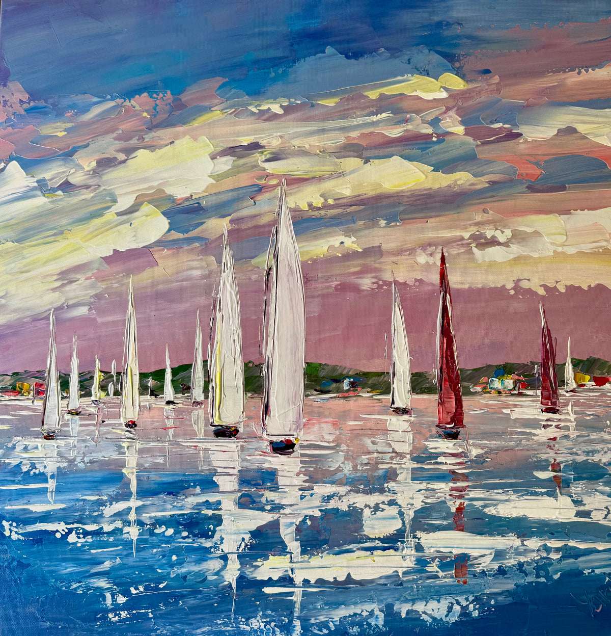 Sails at Sunset