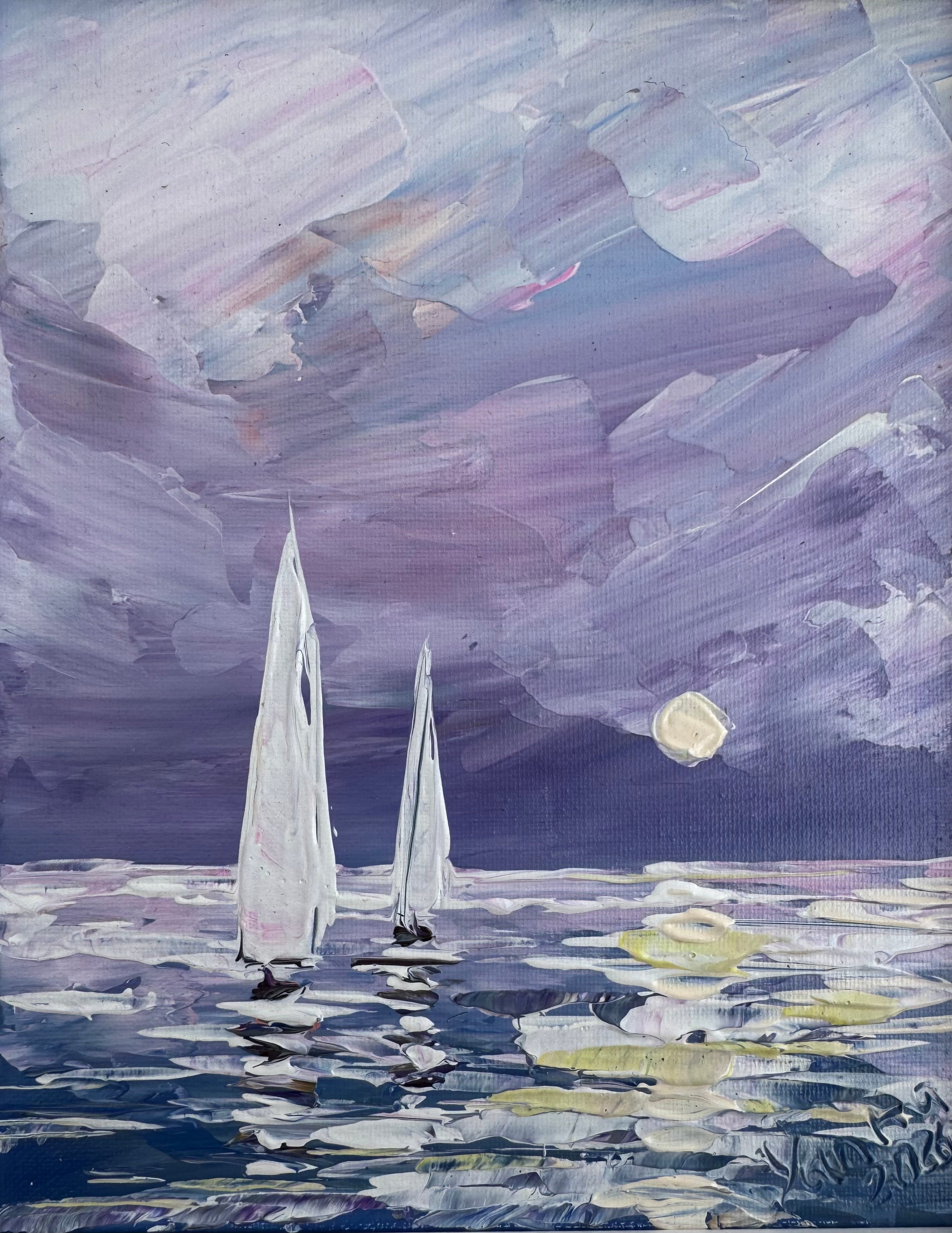 Moonlit sail