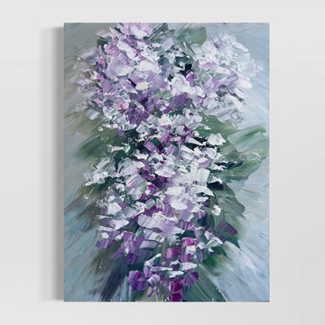 White & Lilac Bloom