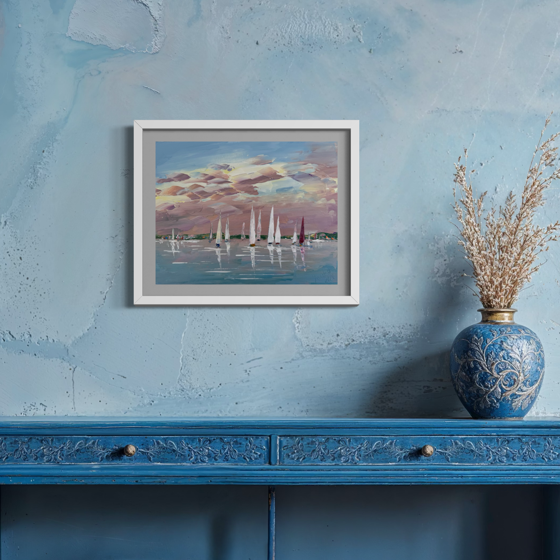 Pastel Sailing