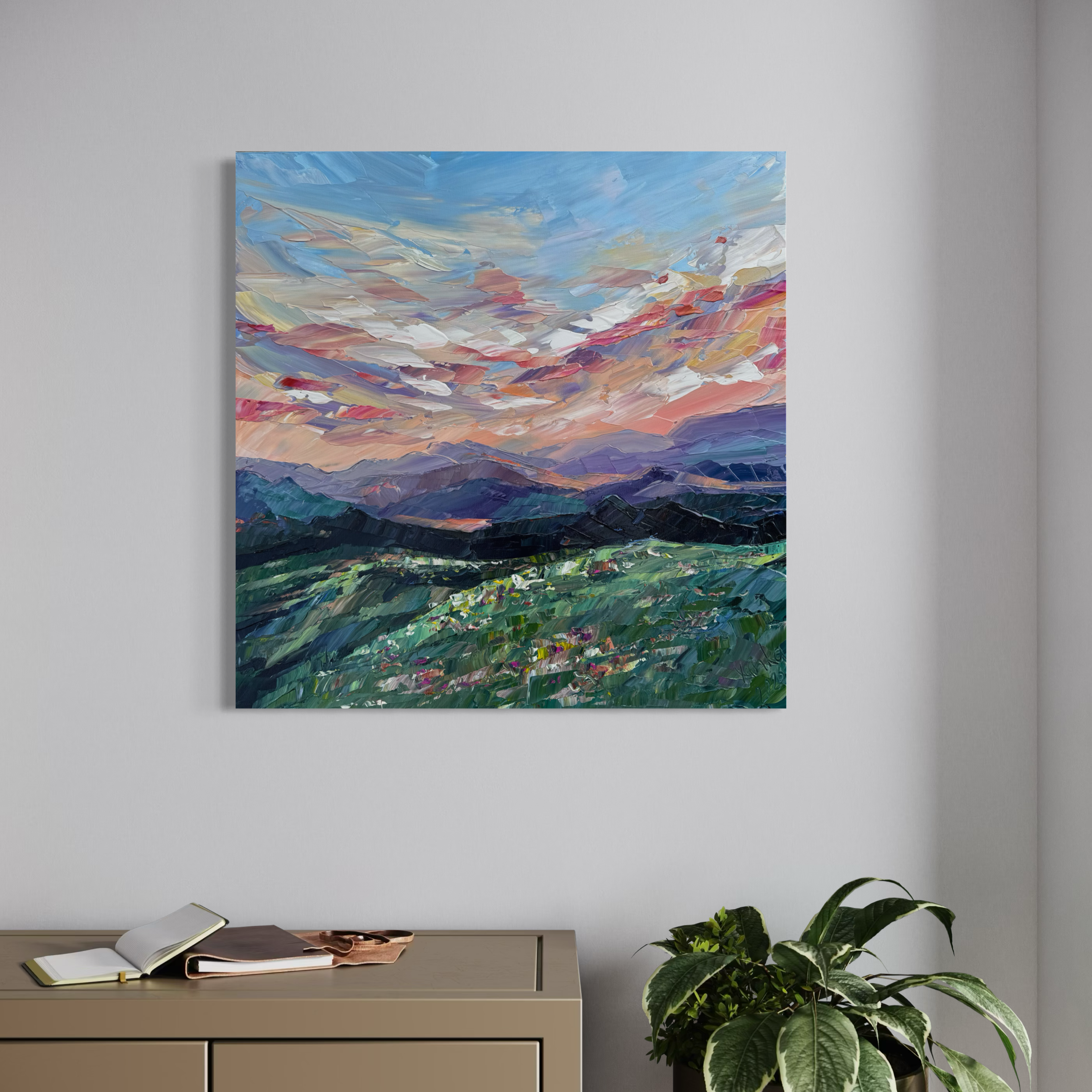 Evening over the Hills