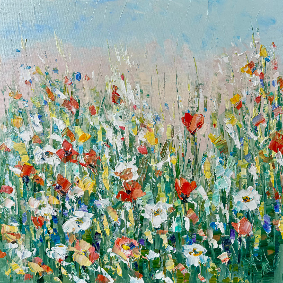 Dreamy Wildflowers 20x20