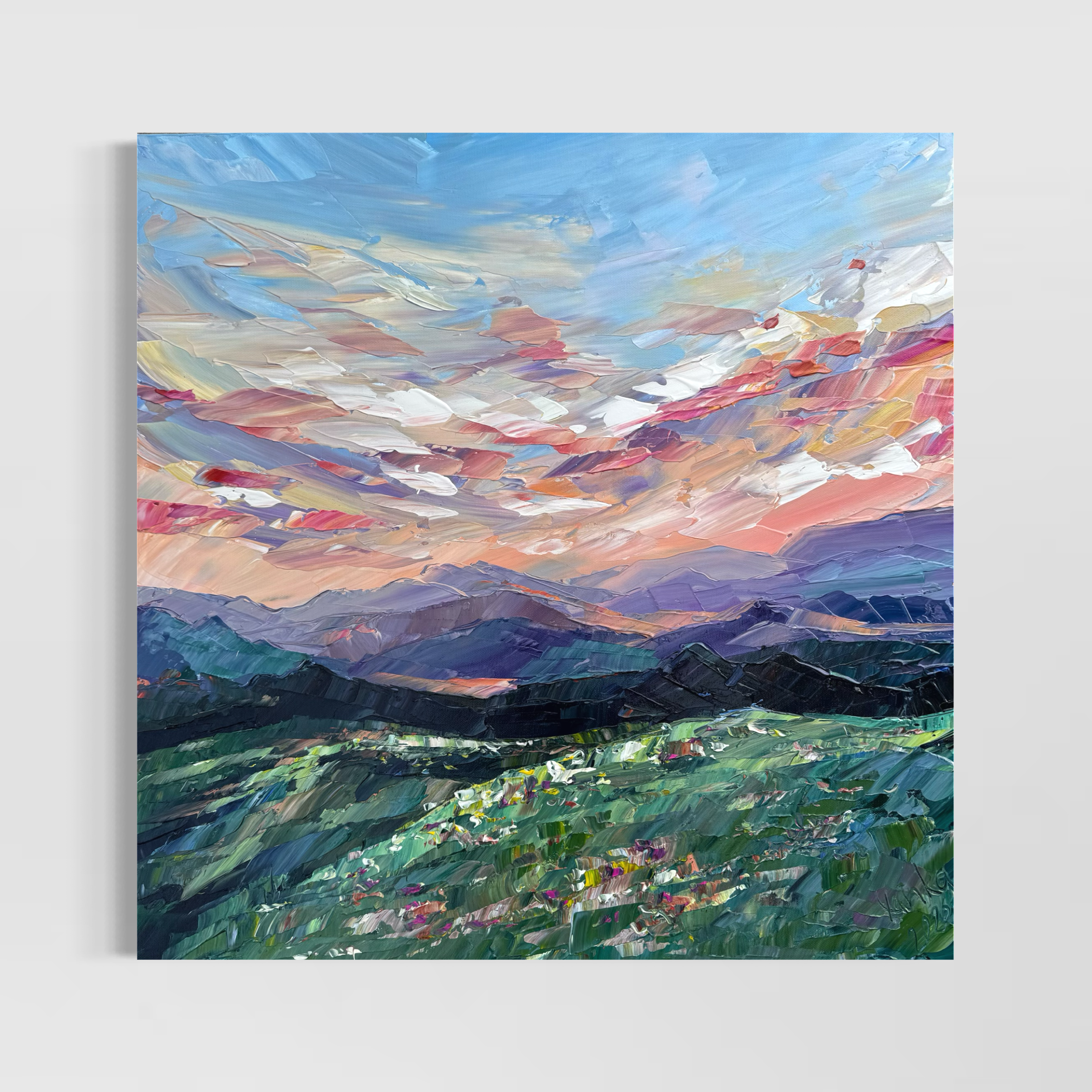 Evening over the Hills