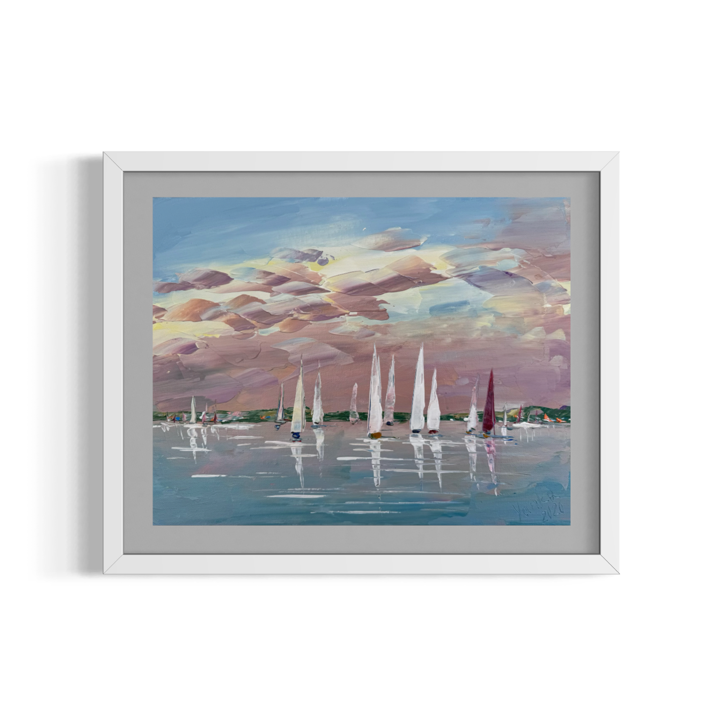 Pastel Sailing
