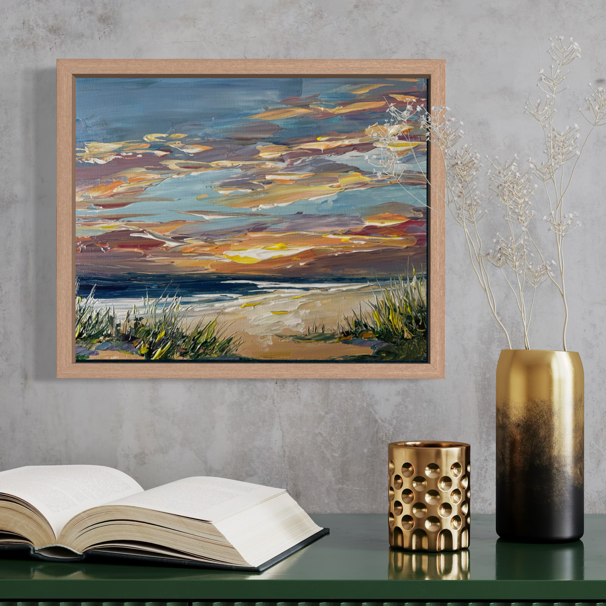 Evening by the Ocean