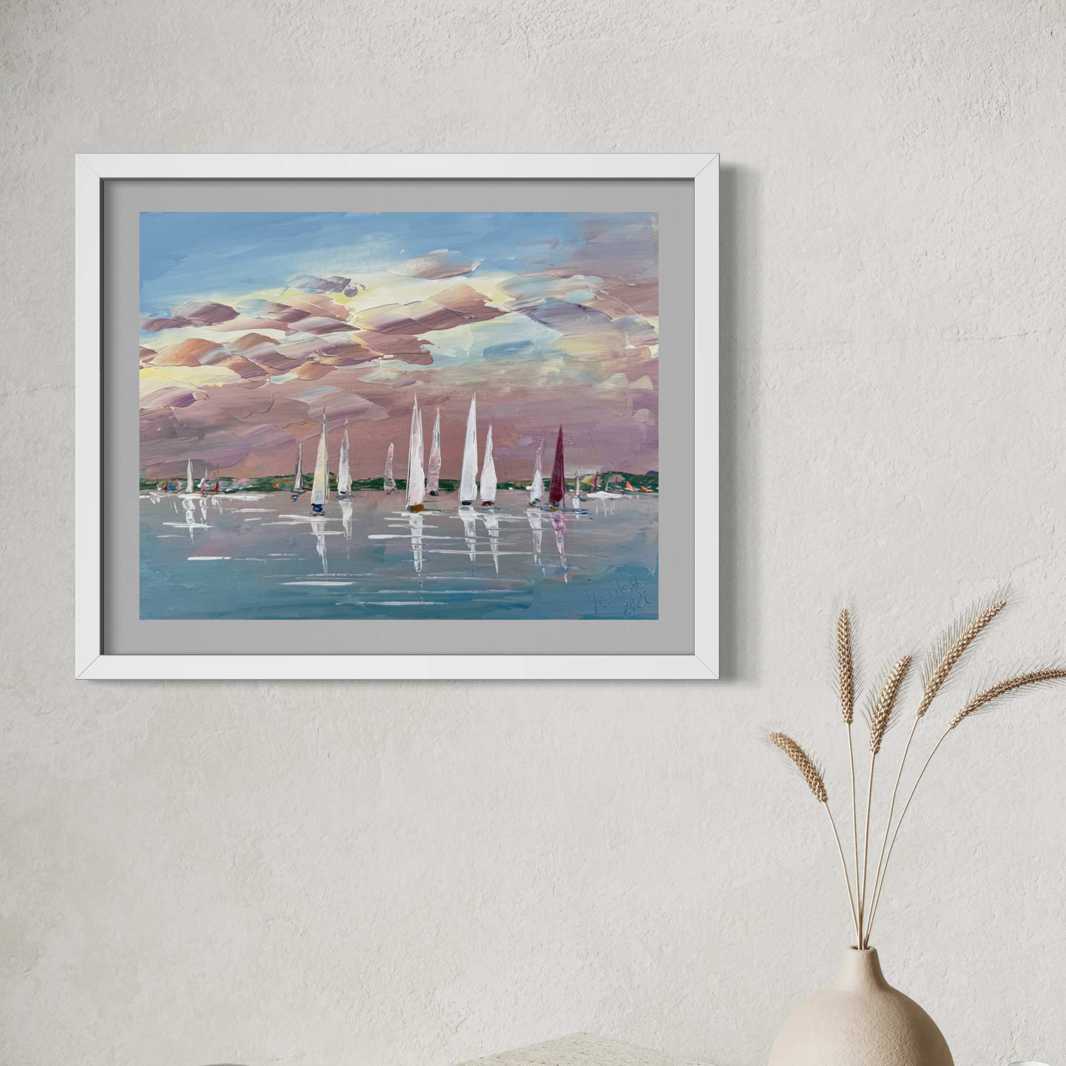Pastel Sailing