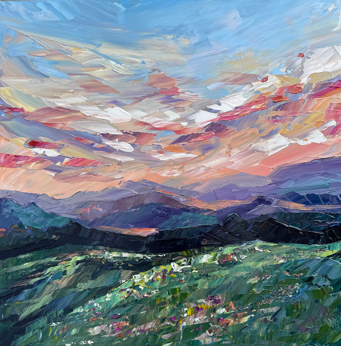 Evening over the Hills