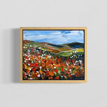 Poppies and Hills