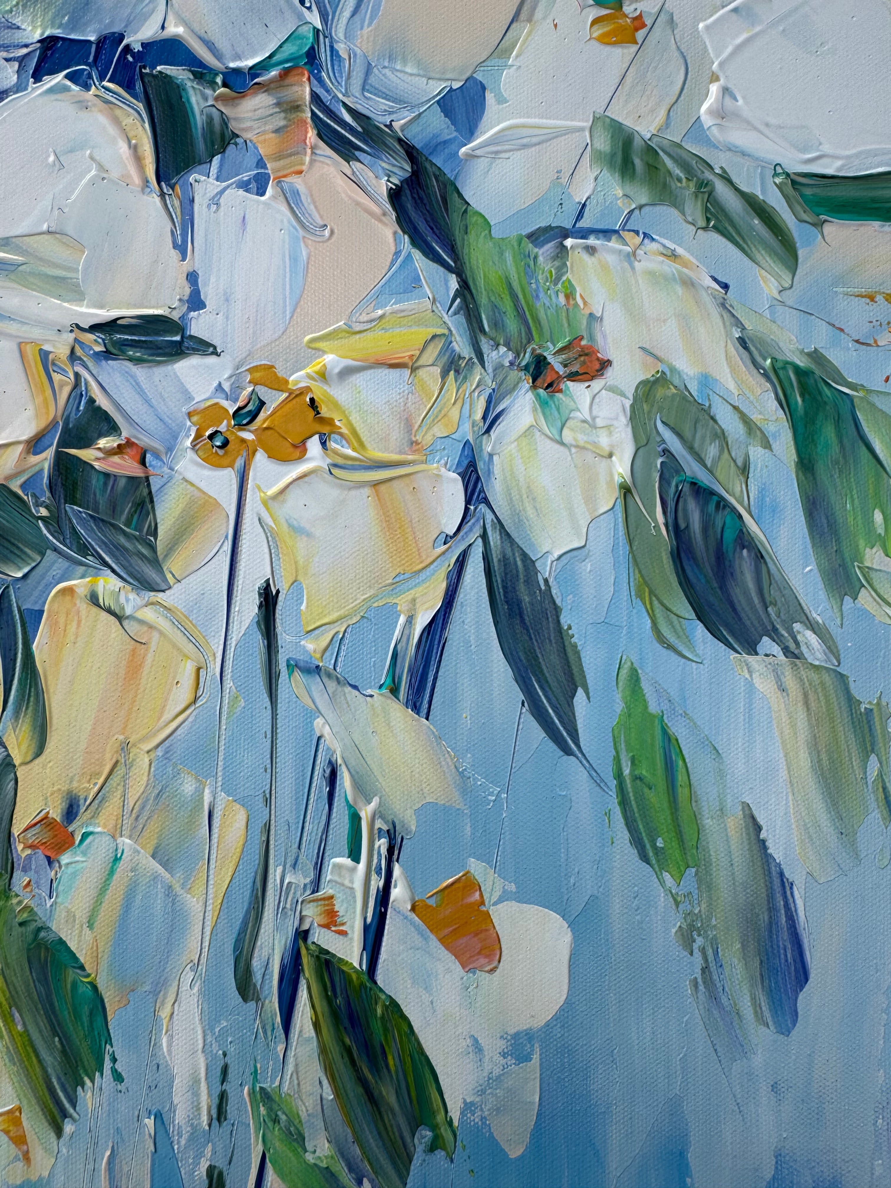 White Symphony 24×24 in