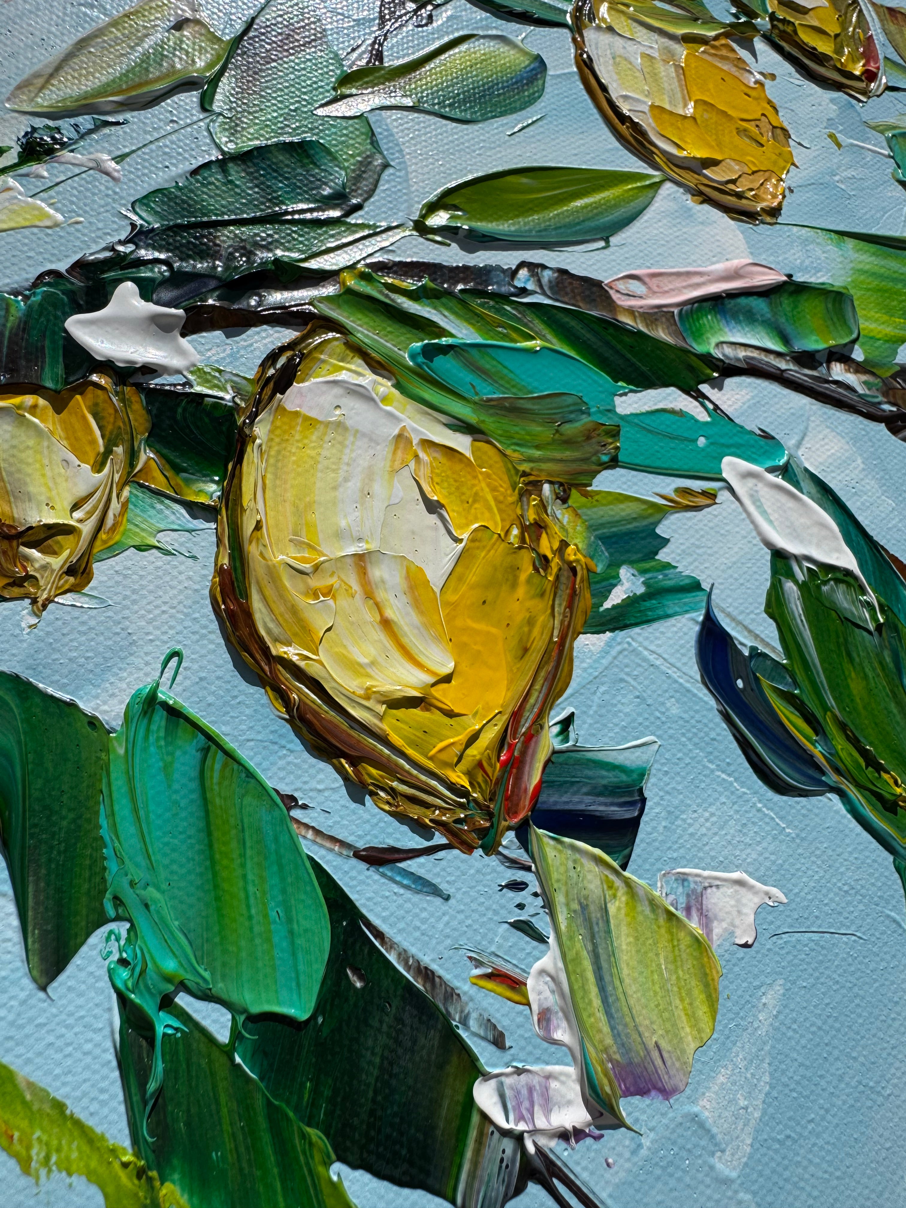 Blooming citrus 24x24 in