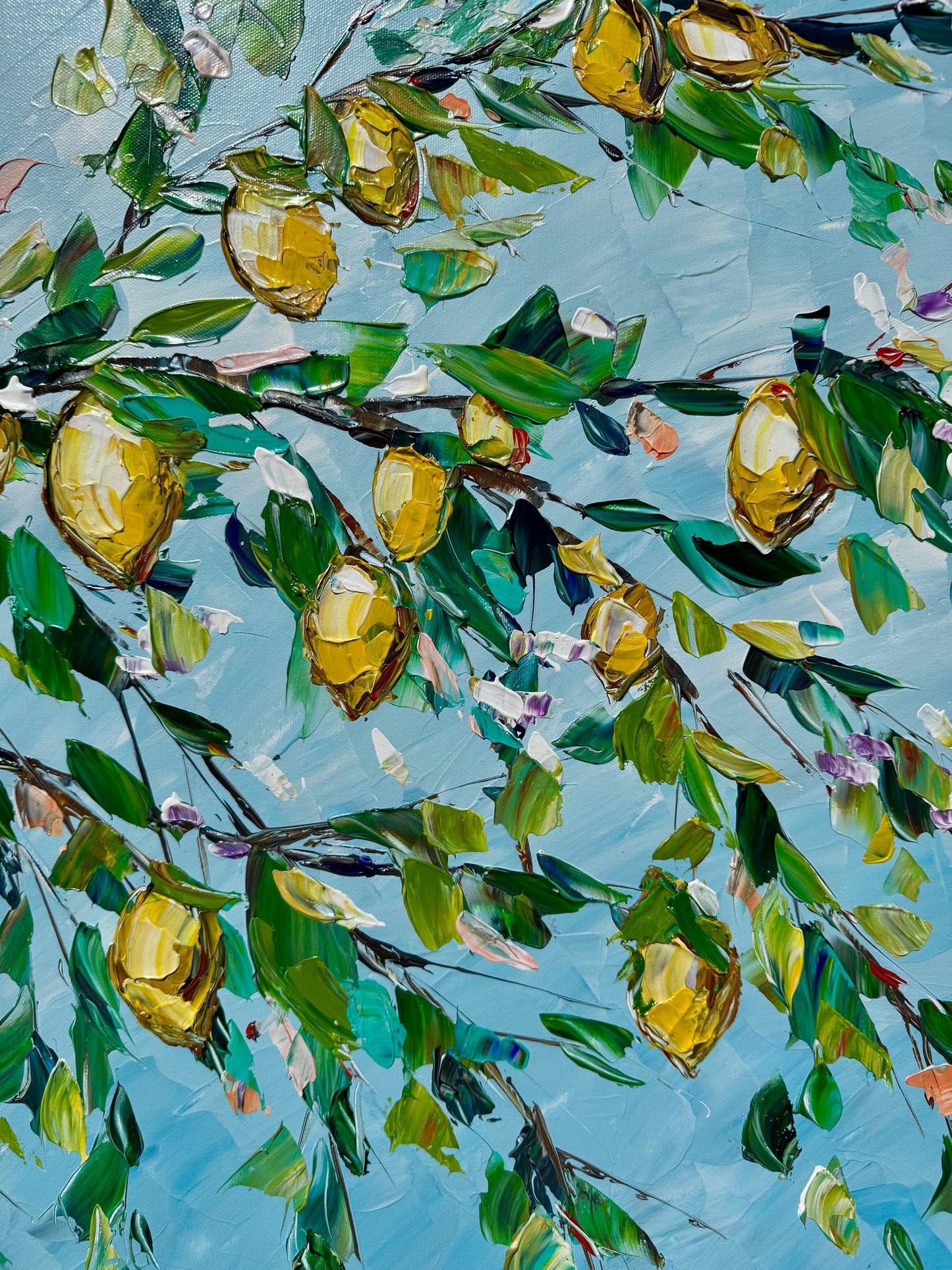 Blooming citrus 24x24 in
