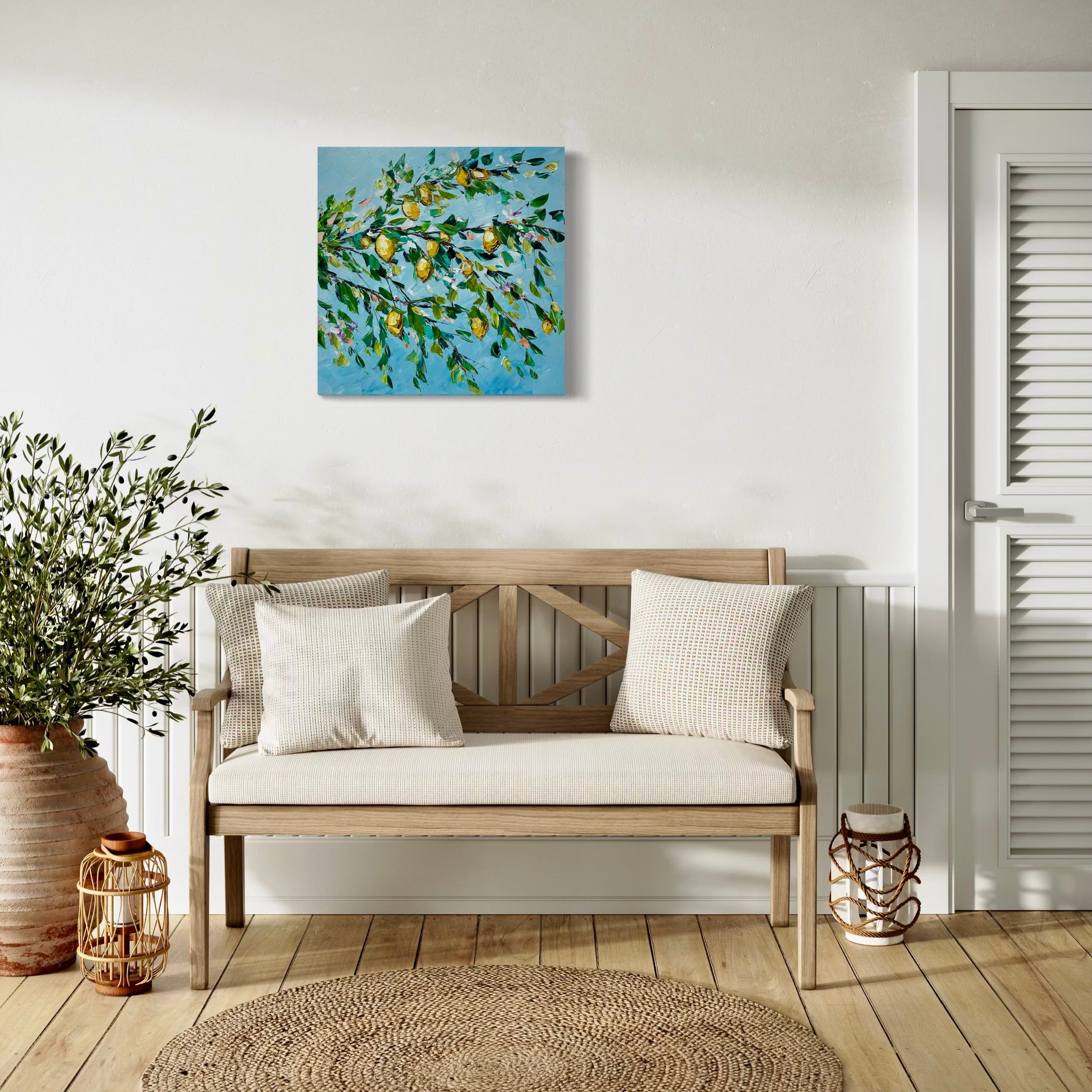 Blooming citrus 24x24 in