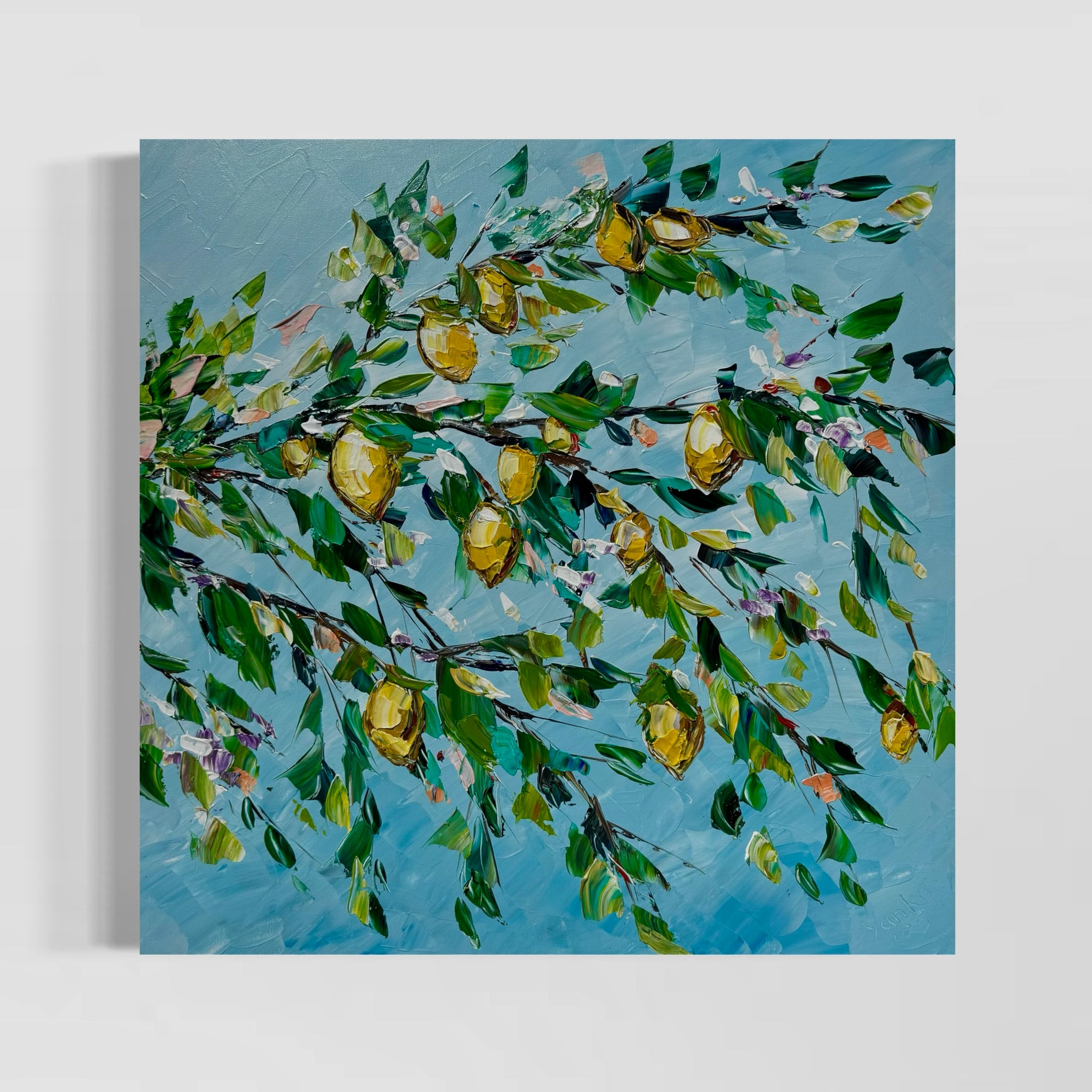 Blooming citrus 24x24 in
