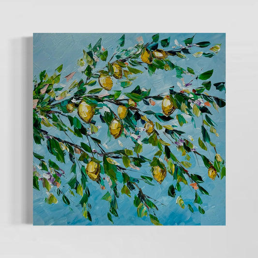 Blooming citrus 24x24 in
