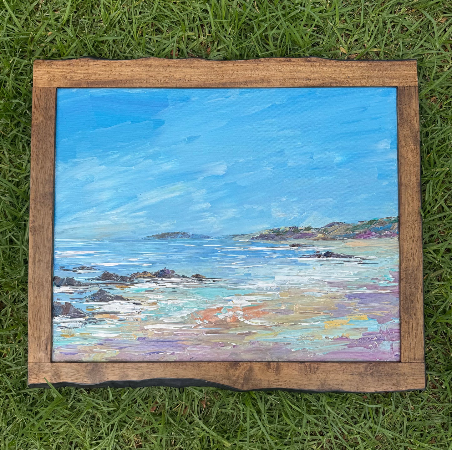 Low tide ocean